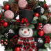 Guirlanda de Natal Boneco de Neve Lar em Cor