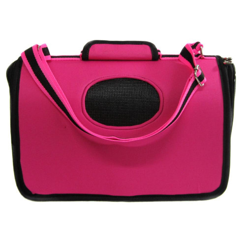 Bolsa de passeio para Pet rosa pink Maria Adna