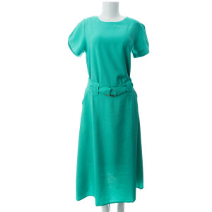 Conjunto de linho misto verde água Maria Adna